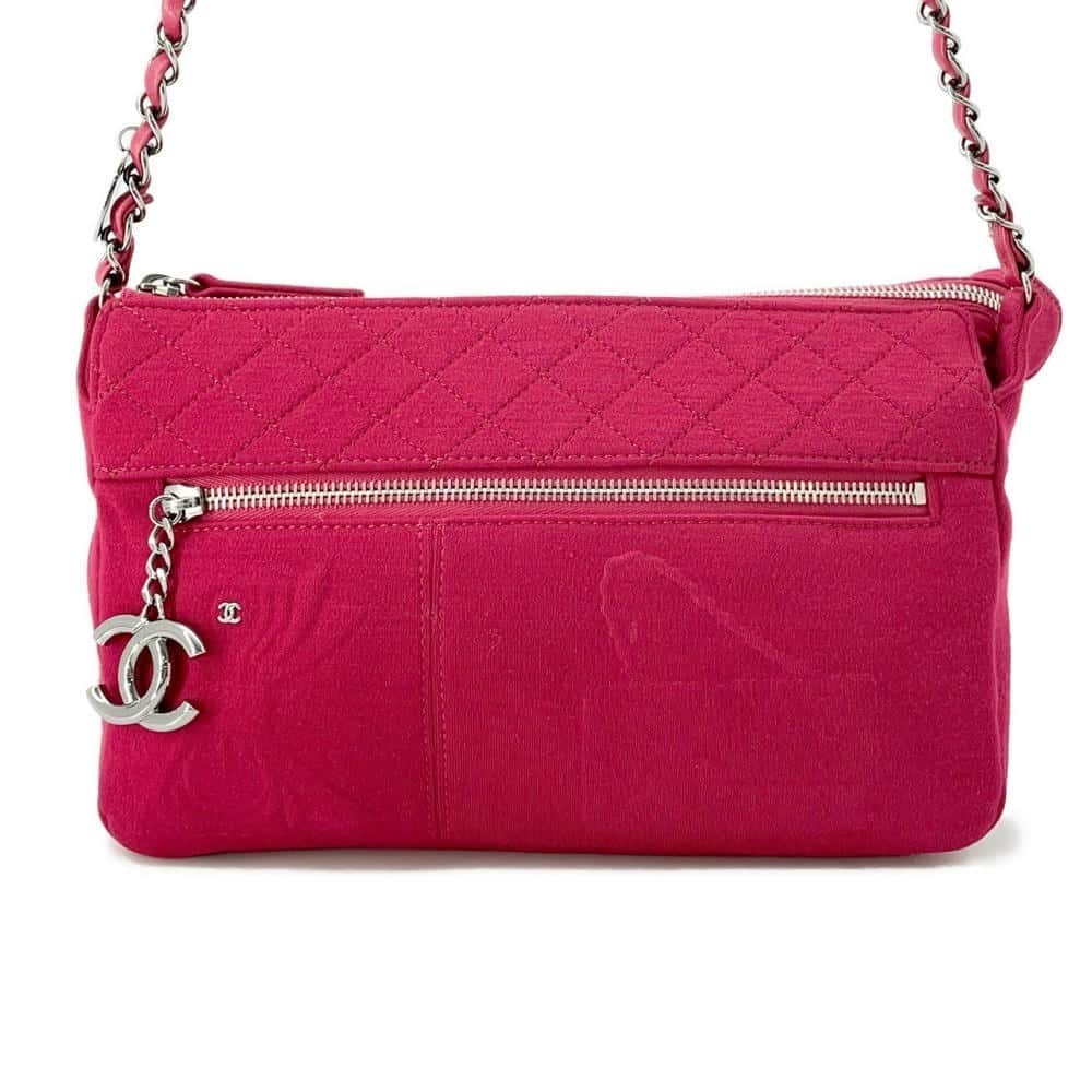 Chanel Matelasse Coco Mark Hawaii Chain Shoulder Bag